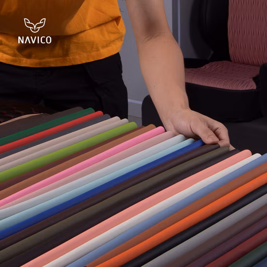 自動車用ソフトマイクロファイバーレザー 1.2mm